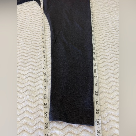 J. Jill Gray Pima Ankle Stretch Elastic Waist Pull On Leggings Sz L - Picture 7 of 7